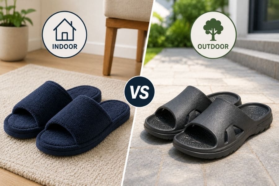Indoor vs. outdoor slippers: what’s the difference?